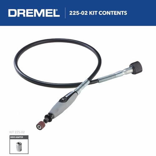 Dremel Flex Shaft Rotary Tool Attachment, Comfort Grip, 36” Cable (225-02)