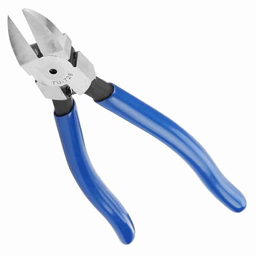 8inch Blue Diagonal Flush Wire Cutting Pliers Side Cutters Pliers Dikes Wire Cutters for Clean Cut and Cutting Needs (1)