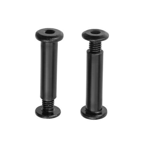 20 Sets M6 x 30mm Black Binding Post Screws,Hex Drive Rivet Socket - size: M6 x 30mm