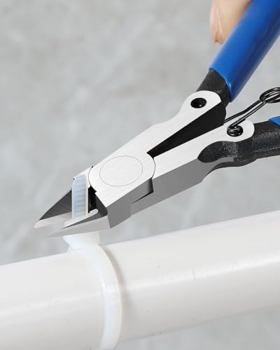 IGAN-330 Wire Flush Cutters (Pack of 2), Electronic Model Sprue Wire Clippers, Ultra Sharp and Precision CR-V Side Cutting nippers, Ideal for Clean Cut and Precision Cutting Needs - size: 5''x2