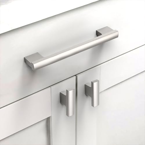 Asidrama 10 Pack Polished Chrome Kitchen Cabinet Knobs - Dresser & Drawer Knobs - Zinc Cabinet Hardware - color: Polished Chrome, style: 10 Pack