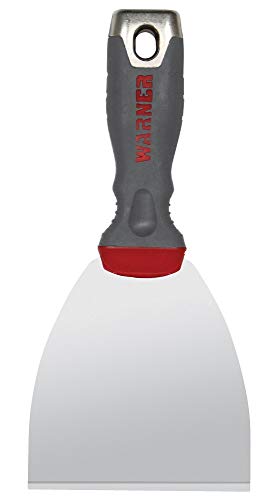 Warner 4" ProGrip Stiff Broad Knife, Stainless Steel with Hammer Cap, 90667 - size: 4", style: Stiff Stainless Knife with Hammer Cap