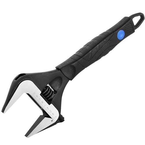 MAXPOWER 10-inch Wide Jaw Adjustable Wrench, 2-inch Jaw Capacity - size: 10-inch
