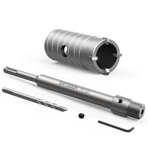 DAYDOOR 1-3/16" (30mm) Concrete Hole Saw with SDS Plus Shank - size: 1-3/16''