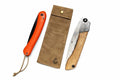 Campcraft Outdoors Folding Saw Pouch | Pruning Saw Sheath | Waxed Canvas Tool Pouch (11" inch) | 11-inch L x 3.5-inch W | Khaki - size: 11 inch