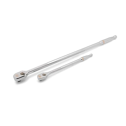 GEARWRENCH 2 Pc 1/4" & 3/8" Dr 120XP X-Long Handle Ratchet Set | 81271XP - style: Long Handle
