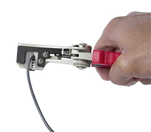 Gardner Bender SE-92 Strip-Easy Automatic Wire Stripper, 22-8 AWG, Solid or Stranded Wire, Easy Squeeze, Strips Wire Clean Up To Full ⅞ inches, No Slip Handles, No Nick, Automatic Open Jaws , Red