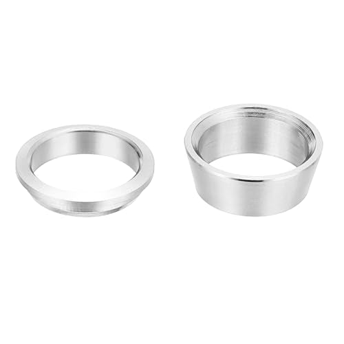 PATIKIL 10mm Tube OD 316 Stainless Steel Compression Tube Fitting Sleeve, 2 Pack Double Ferrule Ring Tubing Fitting Assortment Kit, Silver - size: 10mm