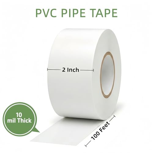 Pipe Wrap Tape 2" x 33Yard -10 Mil Thick,PVC Corrosion Protection - size: 2 Pack