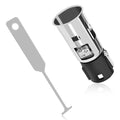 12V Cigarette Lighter Socket Replacement J42059, 25776667, 56457, Cigarette Lighter Socket with Removal Tool Set 12V Power Outlet Compatible with GM Chevrolet GMC Buick Cadillac（1PCS）