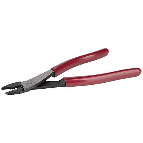 Klein Tools 1005 Cutting/Crimping Tool, Made in USA, Cutter/Crimper for 10-22 AWG Terminals and Connectors, Crimper for Insulated and Non-Insulated Terminals - style: Crimper/Cutter