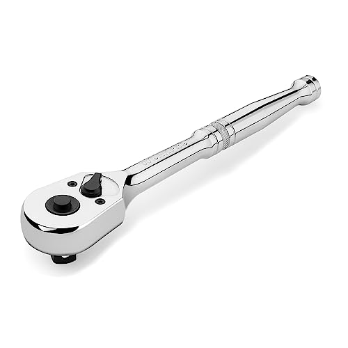 WORKPRO 3/8-Inch Drive Ratchet, Quick-Release 72-Tooth Ratchet Wrench - size: 3/8"