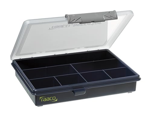 Raaco Assorter 6-7 Tool Box Organizer, 7-Slot - Small Parts & Hardware - size: Compact –7 Slots, style: Fixed Grid