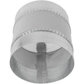 Repa Market 6" Inch Flexible Vibration And Noise Reducing Coupler - Female Fit Duct Connector – Galvanized Steel Coupling for Joining Two Male Duct Fittings – HVAC Ventilation Inline Joint - size: 6" Inch