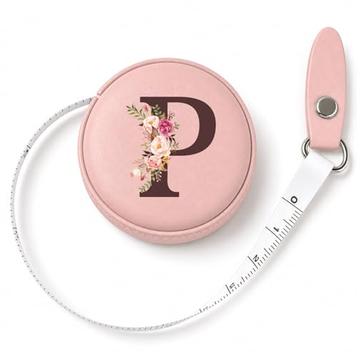 Maicican Retractable Tape Measure, Pink Leather Sewing Measuring Tape, P - color: Tape Measure-Pink P