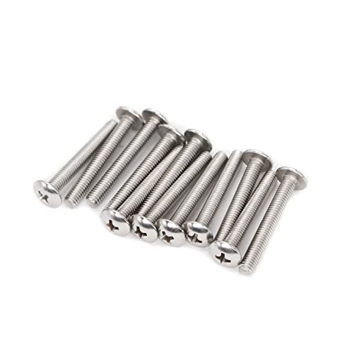 cSeao 10pcs 1/4"-20 x 1-1/4" Flat Head Allen Head Joint Conecting Bolts Socket Cap Screws for Furniture Table 304 Stainless Steel - size: 1/4"-20 x 1-1/4" 10pcs
