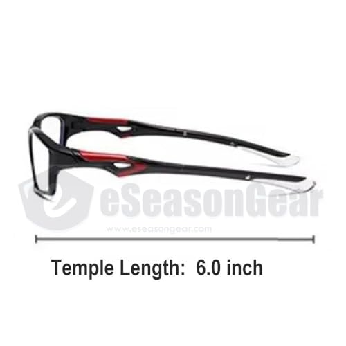 PG60 Lensless Pickleball Eyewear TR90 Sport Protective Glasses for Men - color: Gray
