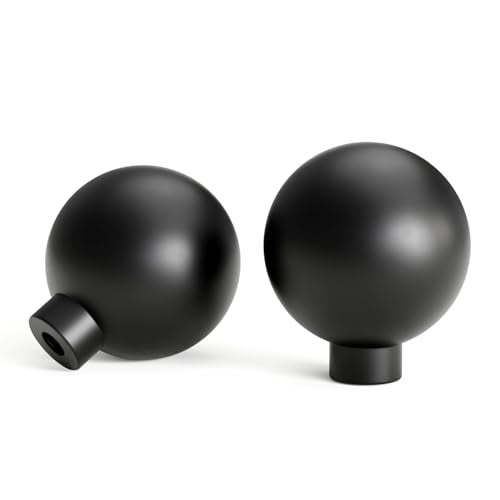 Goldenwarm 10 Pack Black Cabinet Knobs Kitchen Knobs for Cabinets - color: Black
