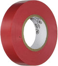Morris 60010 Red Vinyl Plastic Electrical Tape, 7 mil, PVC, 66' Length, 3/4" Width, 20-Pack - color: Red, style: 20-Pack