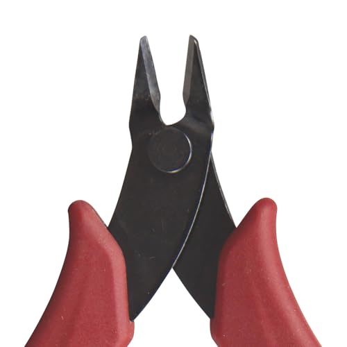 Klein Tools D275-5 Diagonal Flush Cutters, Made in USA, Micro Wire and Compact Zip Tie Cutter, Ultra-Slim Precision for Work in Confined Areas, 5-Inch