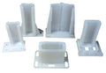 Drawer/Cabinet Slide Track/Socket/Brackets/Choose from Various Sizes/All Hardware Included by E.H.C. (3/8" Track Width x 7/8" Height x 3" Length) - size: 3/8" Track Width x 7/8" Height x 3" Length