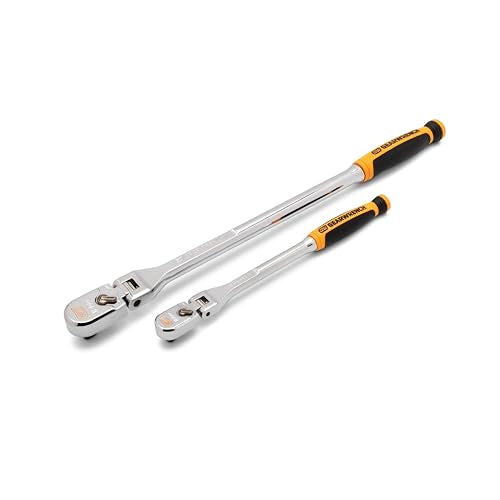 GEARWRENCH 2 Pc 1/4" and 3/8" Drive 120XP Flex Handle Ratchet Set | 81204XP - style: Dual Material Flex