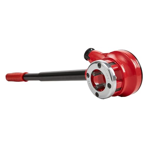 VEVOR Ratchet Pipe Threader Kit with 3 Dies, 1/2" NPT, 3/4" NPT, 1" NPT Ratcheting Pipe Threading Tool, Portable Pipe Threader Set with Storage Case for Plumbing Installation and Repair - size: 1/2" - 1”