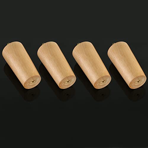 4pcs 4 Inch Wood Furniture Legs - size: 4 Inch