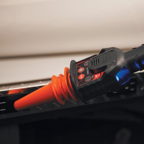 Klein Tools HVNCVT-1 Dual-Range Non-Contact High-Voltage Tester, Dual-Range, Audio/Visual Indicators, Water Resistant, with Case and Battery - style: Dual Range