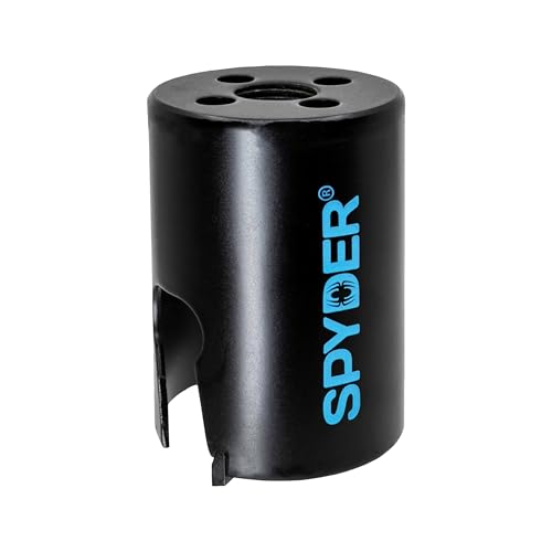 Spyder 1-7/8-Inch Diameter Carbide Tipped Hole Saw, for Fiber Cement Board, Wood, PVC, Plastic, Concrete Block, Ceramic Tile, and More (600021CF) - size: 1-7/8 inch