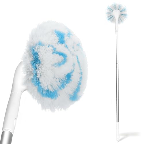 Non-Scratch Tub Tile Scrubber Brush, 48" Long Handle (1-Pack)