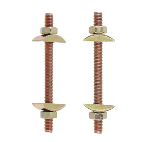 6 Pcs Countertop Connector Bolts, M8x100mm Joint Fasteners, Furniture Fastening Connectors, Drawbolt/Bed/Butcher Block Joint Connector Kit,Miter Draw Bolt Countertop Flip Connectors