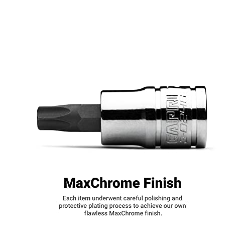 Capri Tools CP30031 Master Torx Star Socket Set, 60-Piece, Silver