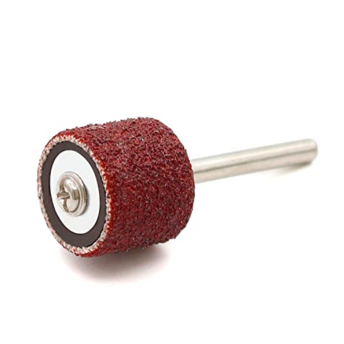 400 Pieces Sanding Drums Kit,Drum Sander Sleeves 376pcs (80 120 240 320 400 600Grit),24Pcs Drum Mandrels diameters,Sanding Bits Tool Accessories for Most Rotary Tools - size: 400PCS