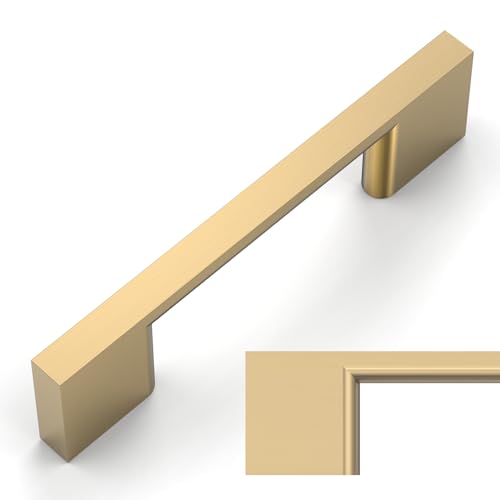 Amerdeco 10 Pack Champagne Bronze Cabinet Pulls 3 Inch(76MM) Hole Centers Kitchen Cabinet Handles Cabinet Hardware Kitchen Handles for Cabinets Cupboard Handle Drawer Pulls ZH0060 - color: Champagne Bronze, size: 3"/76mm Hole Center, style: 10 Pack