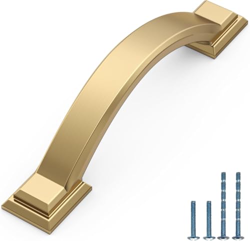 10 Pack 3 Inch(76mm) Champagne Bronze Cabinet Pulls, Champagne Gold Cabinet Handles Kitchen Arch Cabinet Hardware for Bathroom Drawer - color: Champagne Bronze, size: 3 inch（76mm）, style: 10 Pack