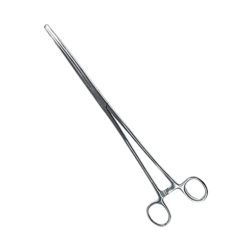 SURGICAL ONLINE 2 Piece Curved & Straight 8" Hemostat Set, Stainless Steel Locking Tweezer Clamps - Ideal Hemostats for Nurses, Fishing Forceps, Crafts and Hobby - size: 2 Count (Pack of 1)