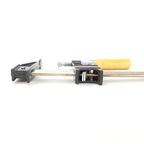EDM Pack of 10 Heavy Duty Woodworking Bar Clamps, 2 ea 12"-36" Quick Release Type, 2.5 in. Throat Depth