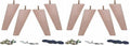 WEICHUAN 4.5 Inch Tapered Solid Beech Wood Furniture Sofa Couch Legs Set of 4 (Pack of 2) - color: Slant- Set of 4, size: 4.5" (Pack of 2)
