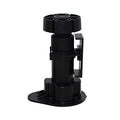 Black Furniture or Cabinet Leveler Legs - Support 330 Lb. per Leg - Adjusts from 3 7/8" to 5 3/8" - 12 Pack
