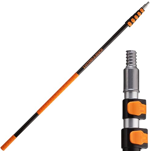 5-24 ft Long Telescopic Extension Pole, Multi-Purpose Extendable Pole - size: 24 feet