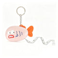 Cute Pink Fish Fashion Measuring Tape 79", Sewing Gifts w/Keychain - color: A6-Pink Fish