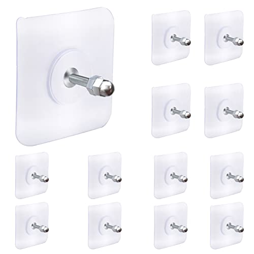 AIERSA Picture Hanging Hooks, 13 Pack Heavy Duty Adhesive Hooks - color: 13 packs