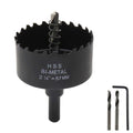 2-1/4" Dia Hole Saw Bi-Metal Hole Cutter for Thin Metal Wood and Plastic Cutting - color: black, size: 2-1/4"
