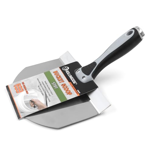 ROLLINGDOG 8 Inch Drywall Bucket Scoop Stainless Steel - color: 8 Inch