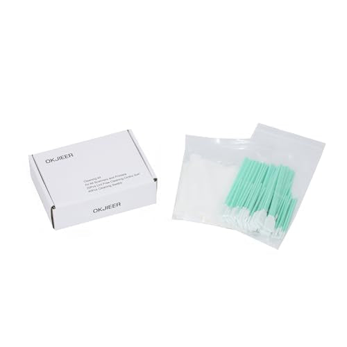 Cleaning kit for Scanners Printers with 4x4inch Lint Free Cleaning Cloths ＆ Cleanroom Polyester Cleaning Swabs
