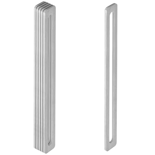 6 Pack 12" x 1" Adjustable Slotted Mending Plates, Stainless Steel | Slot for 3/8" Bolt - size: 12" x 1"