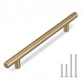 homdiy 15Pack 5in Cabinet Handles Champagne Bronze Kitchen Cabinet Pulls Drawer Pulls for Dresser Drawers - color: Champagne Bronze, size: 5in hole centers