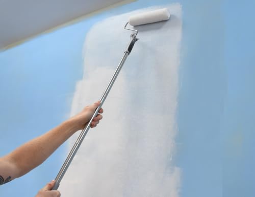 ROLLINGDOG Paint Roller kit with Extension Pole - color: 3" &9" paint roller kit