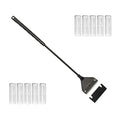 Vimvins Algae Scraper for Glass Aquarium,Aquarium Razor Scraper with 10 Replaceable Blades,Aquarium Cleaning Tools. - size: 16.5 Inch